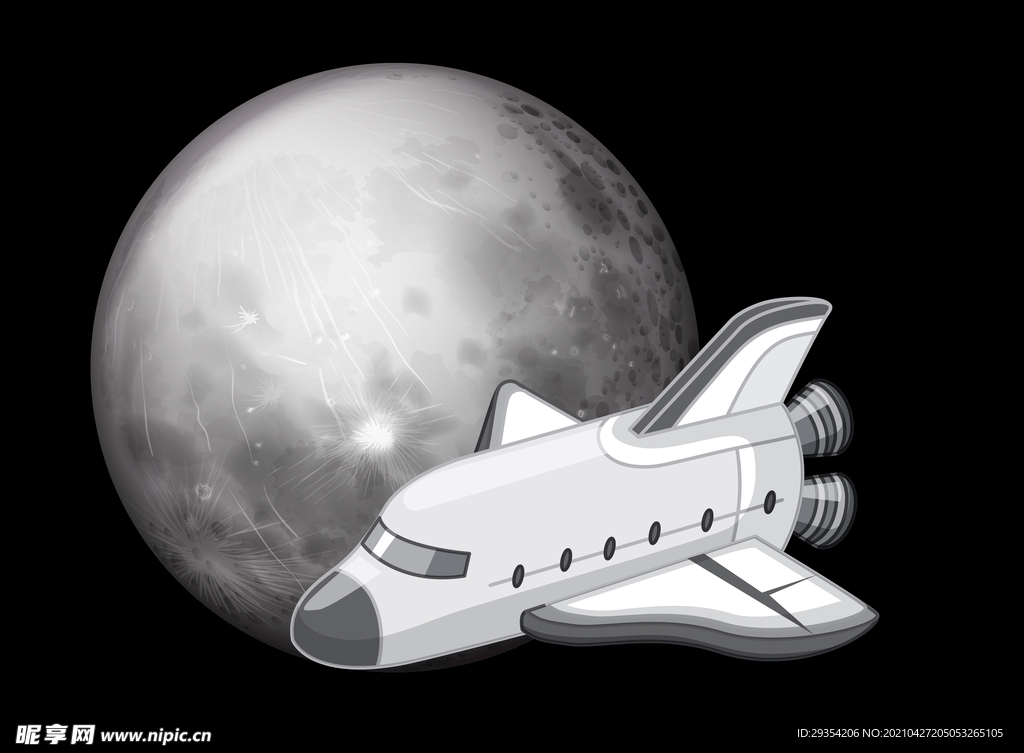 卡通宇宙太空图片