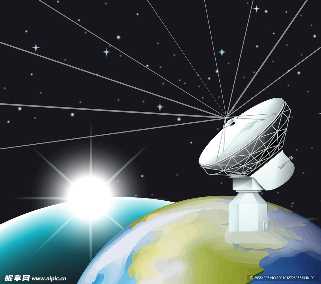 卡通宇宙太空图片