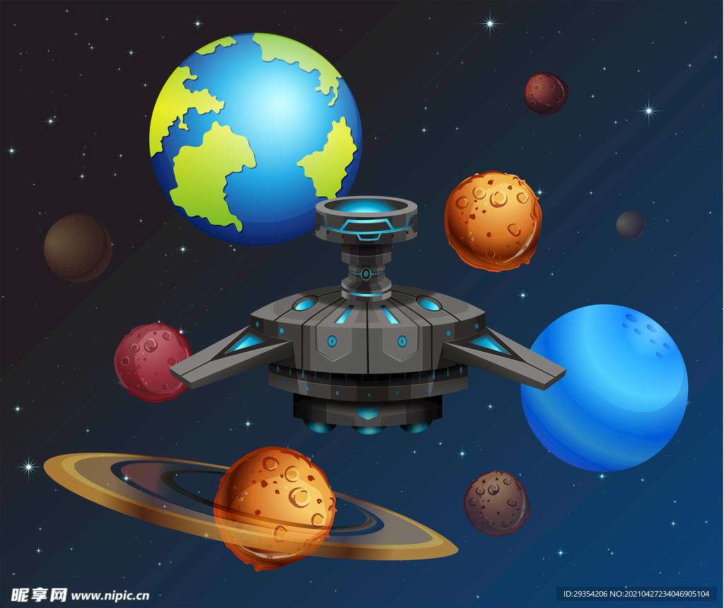 星球太空航天周边图片