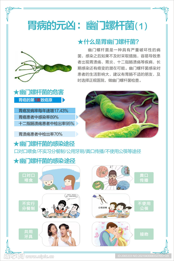 胃病的元凶 幽门螺杆菌科普知识