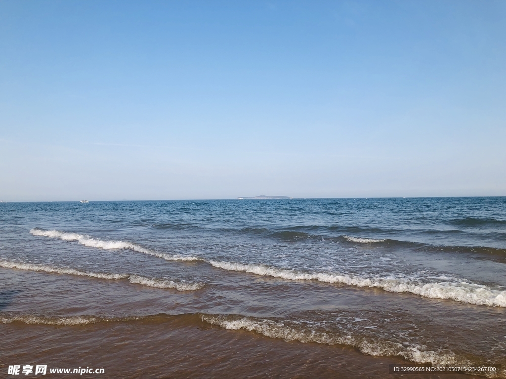 大海潮起潮落