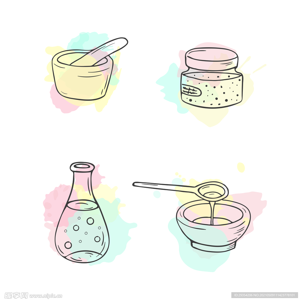 彩妆设计素材图片