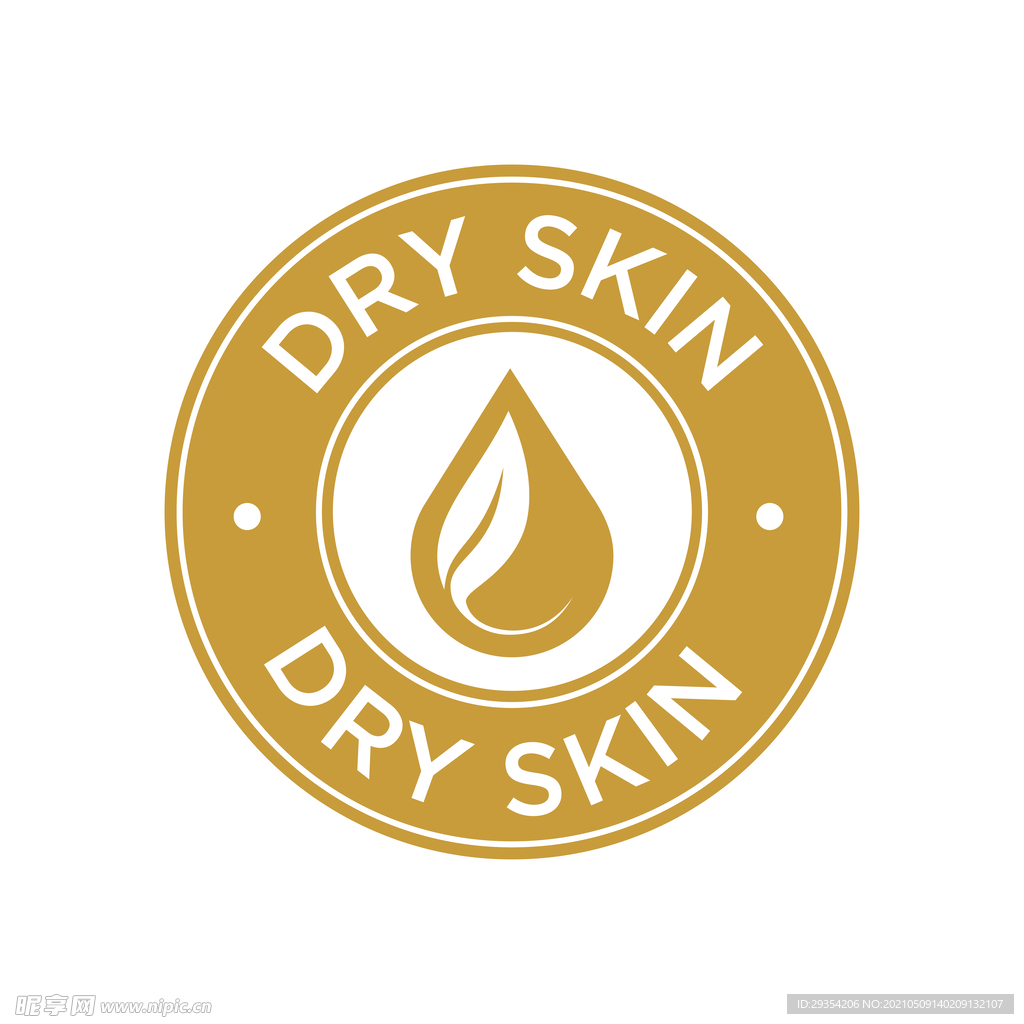 水滴树叶形状标志图片