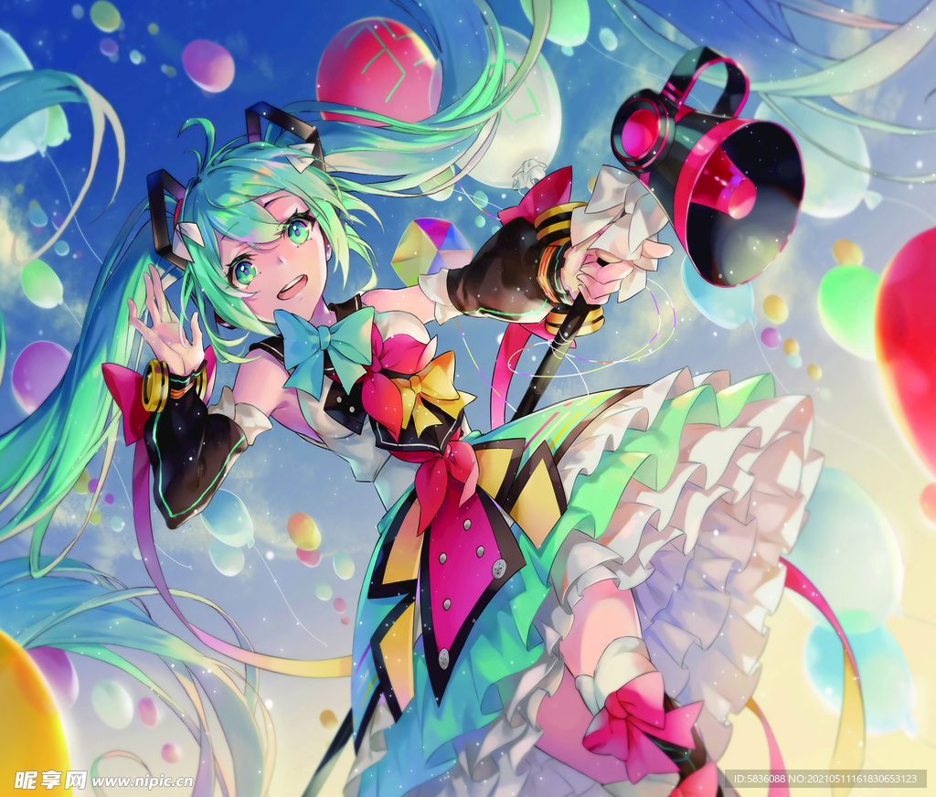 卡通漫画美少女屏保壁纸