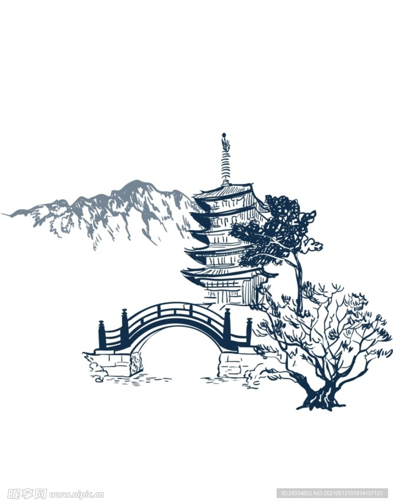 水墨背景
