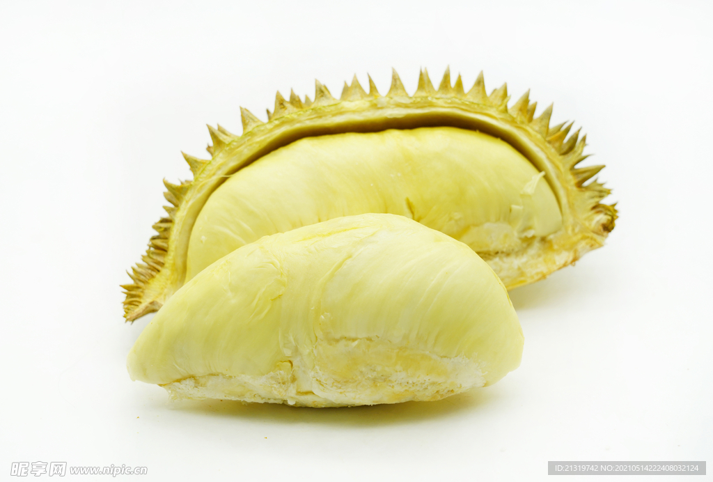 榴莲剥开图片