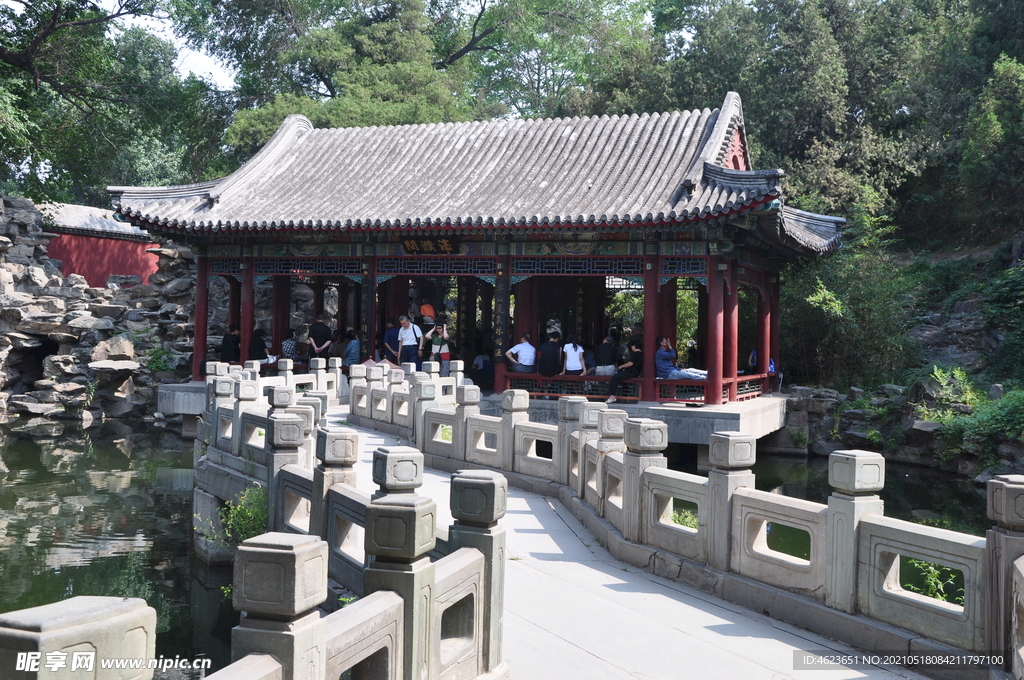 北京北海公园濠濮间