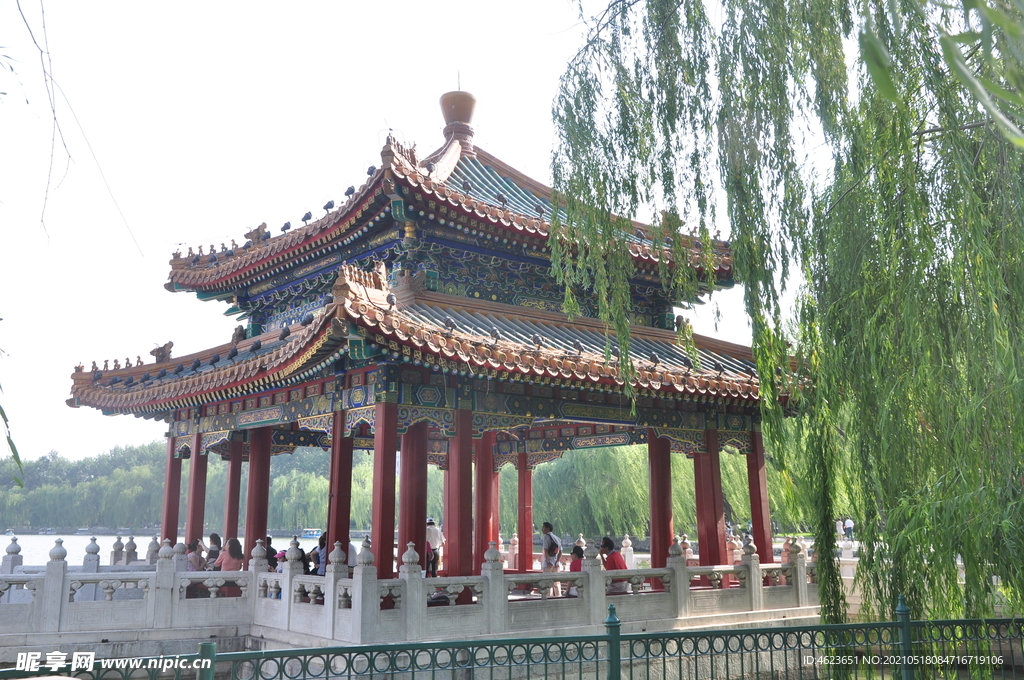 北海公园五龙亭