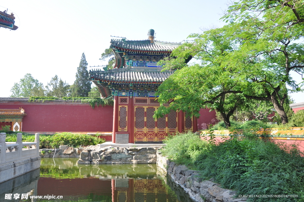 北京北海公园古建筑