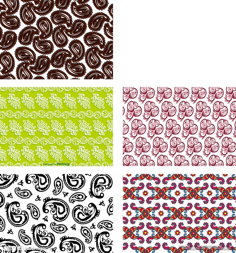 矢量花纹底纹背景
