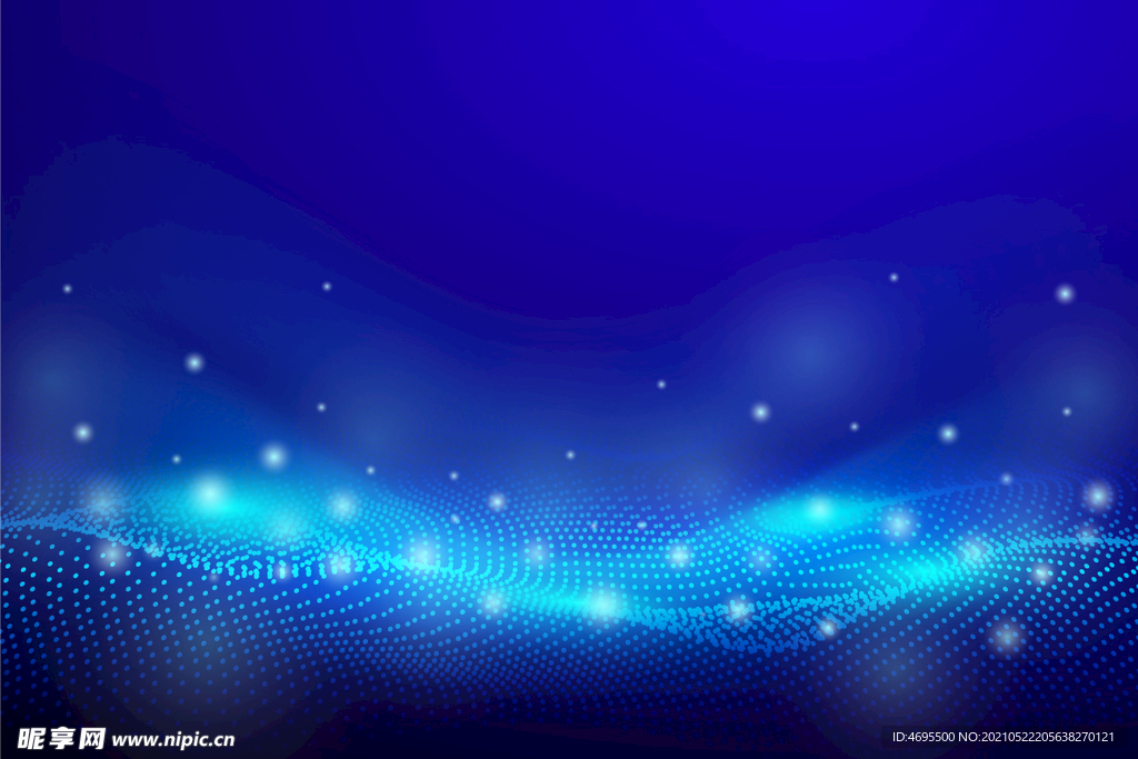 蓝色科技背景
