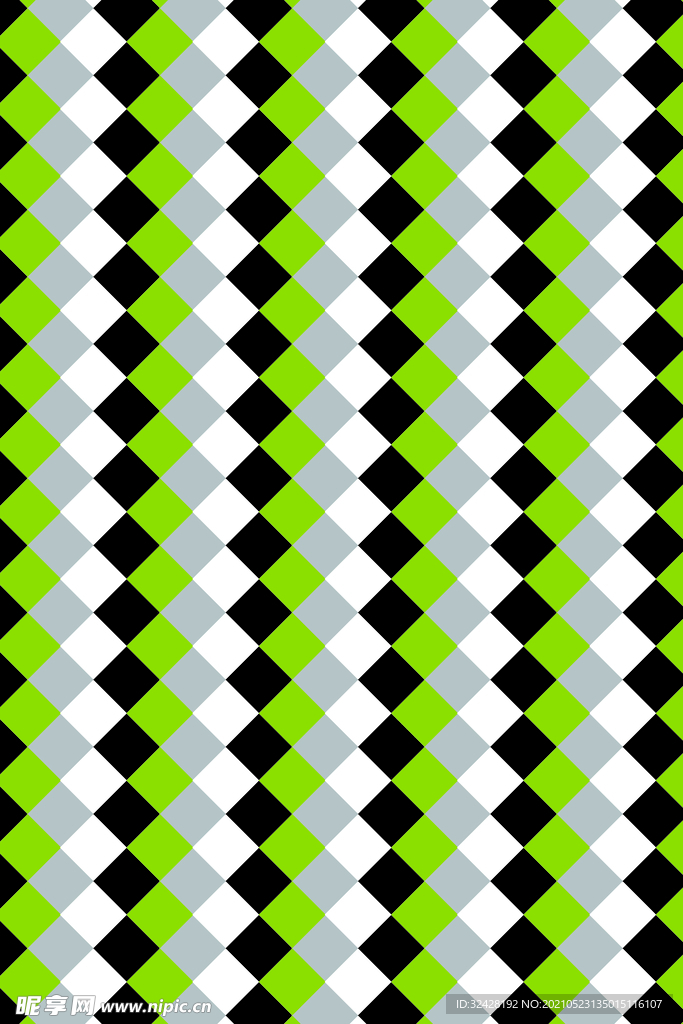 方格 印花 分层 高清