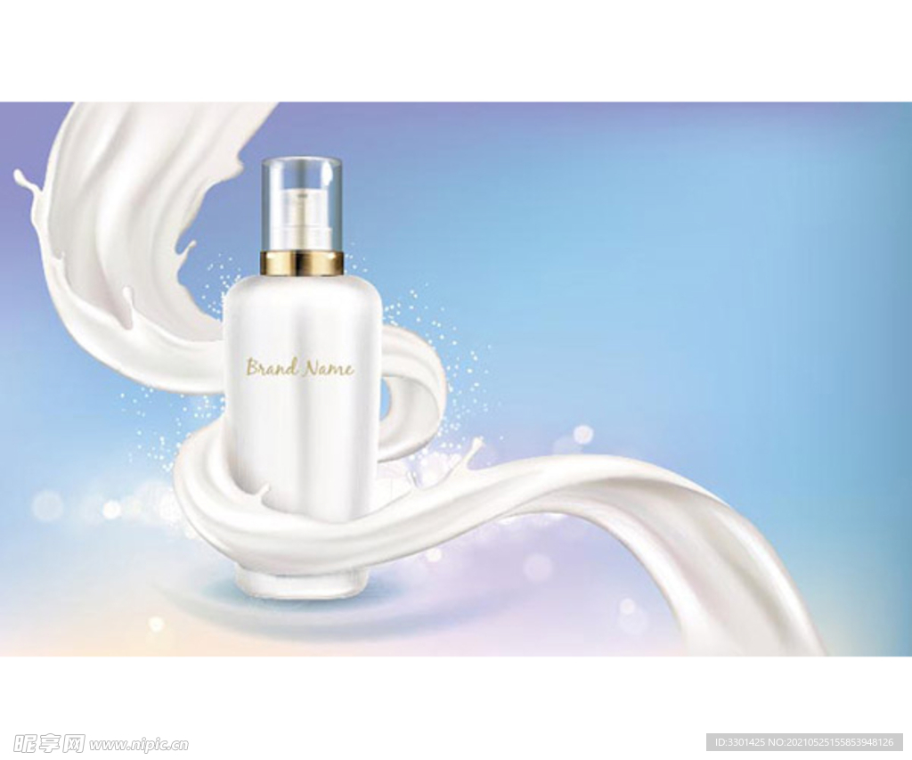 矢量化妆品横幅