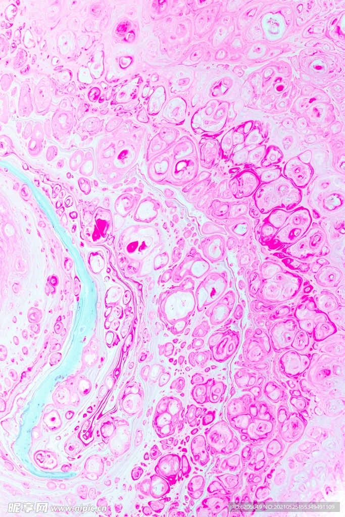 粉红色水泡不规则背景