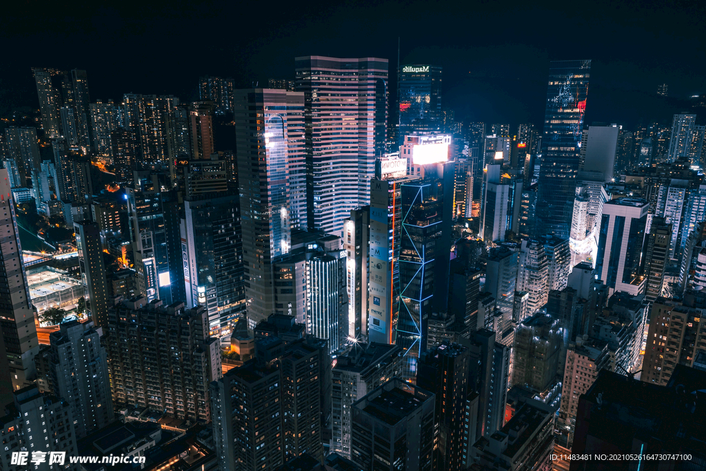 城市建筑 夜景