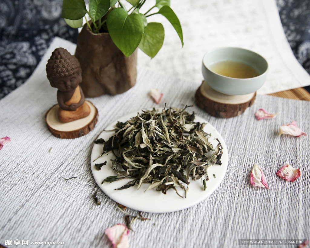 月光白茶