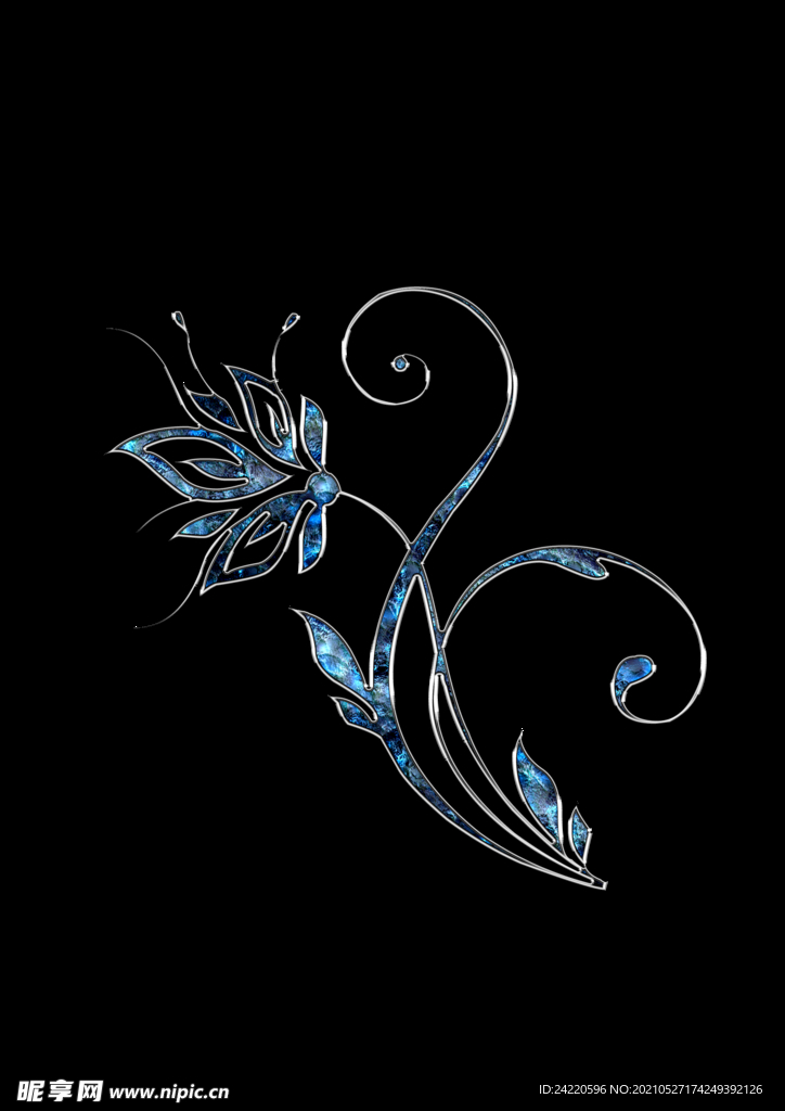蓝宝石花