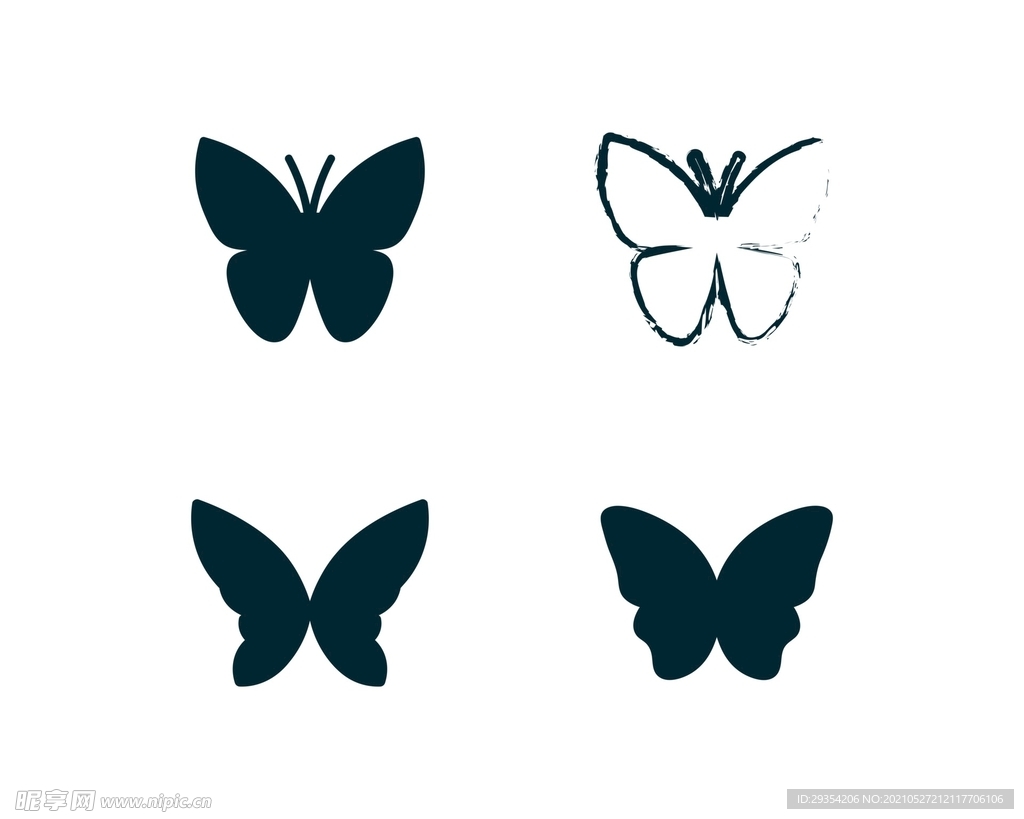 蝴蝶矢量素材图片
