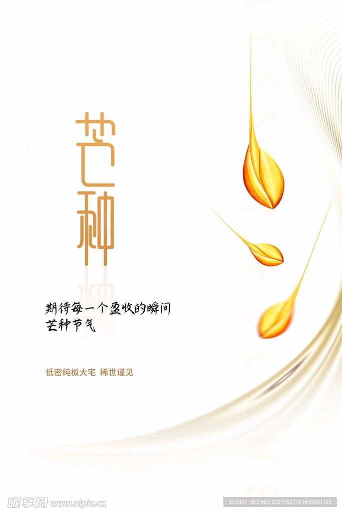 芒种节气传统活动宣传海报素材