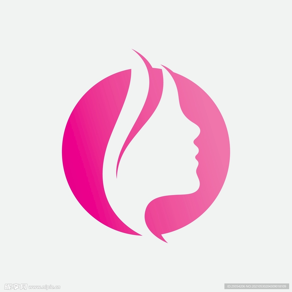 美容logo设计脸图片