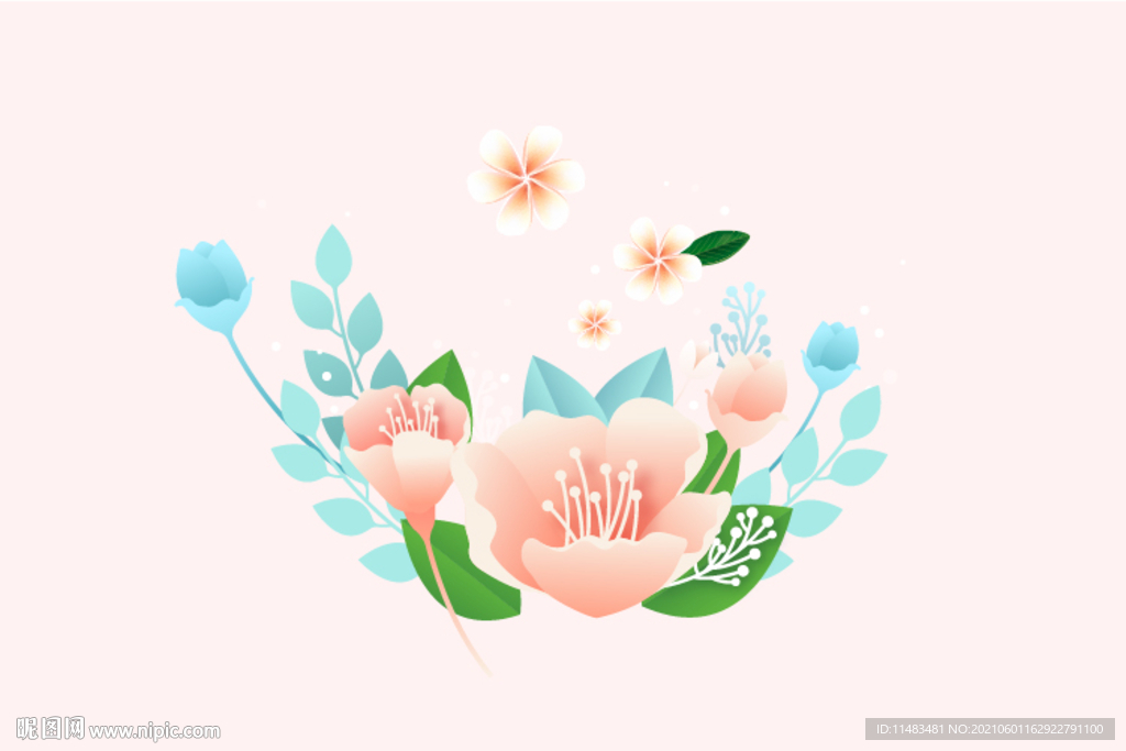 手绘花