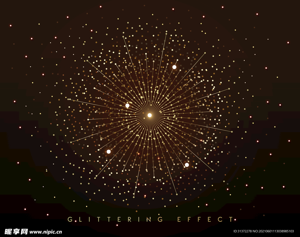 炫酷流光炫彩光效图片