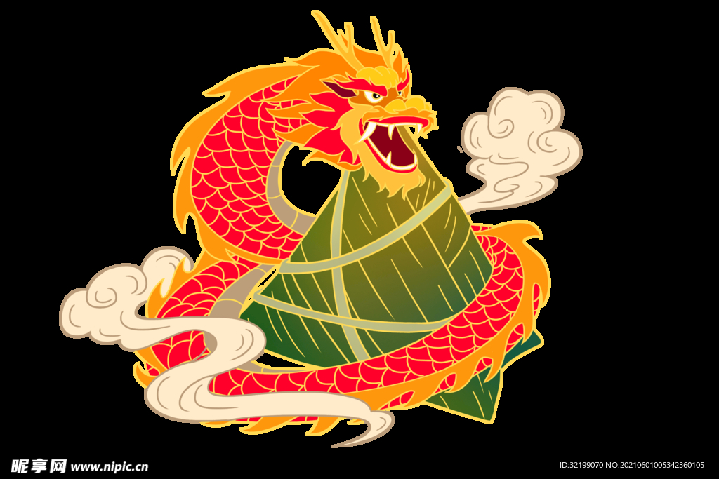 端午粽子手绘