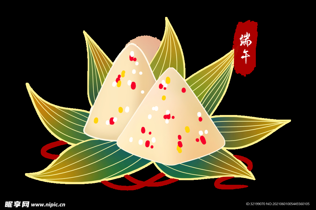 端午粽子手绘