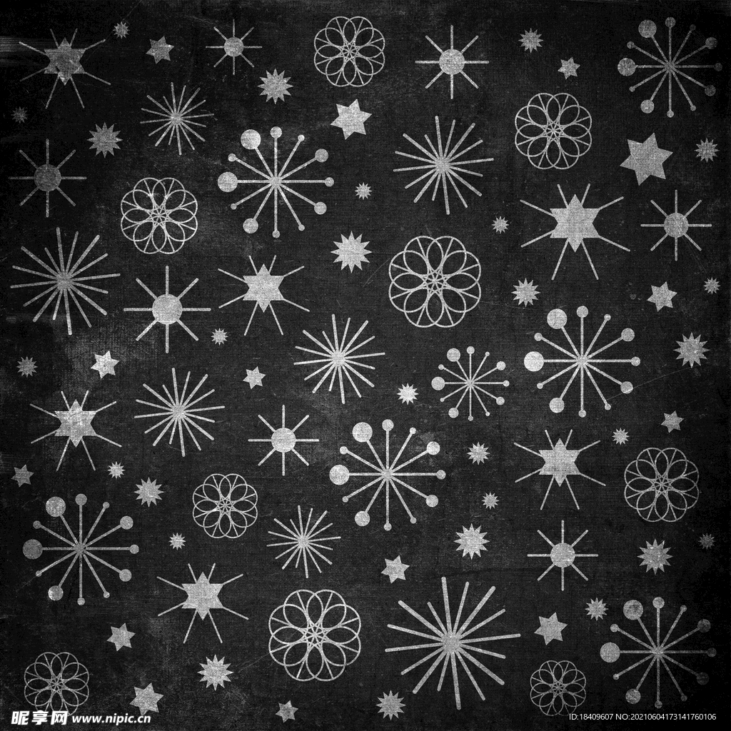 雪花 银色