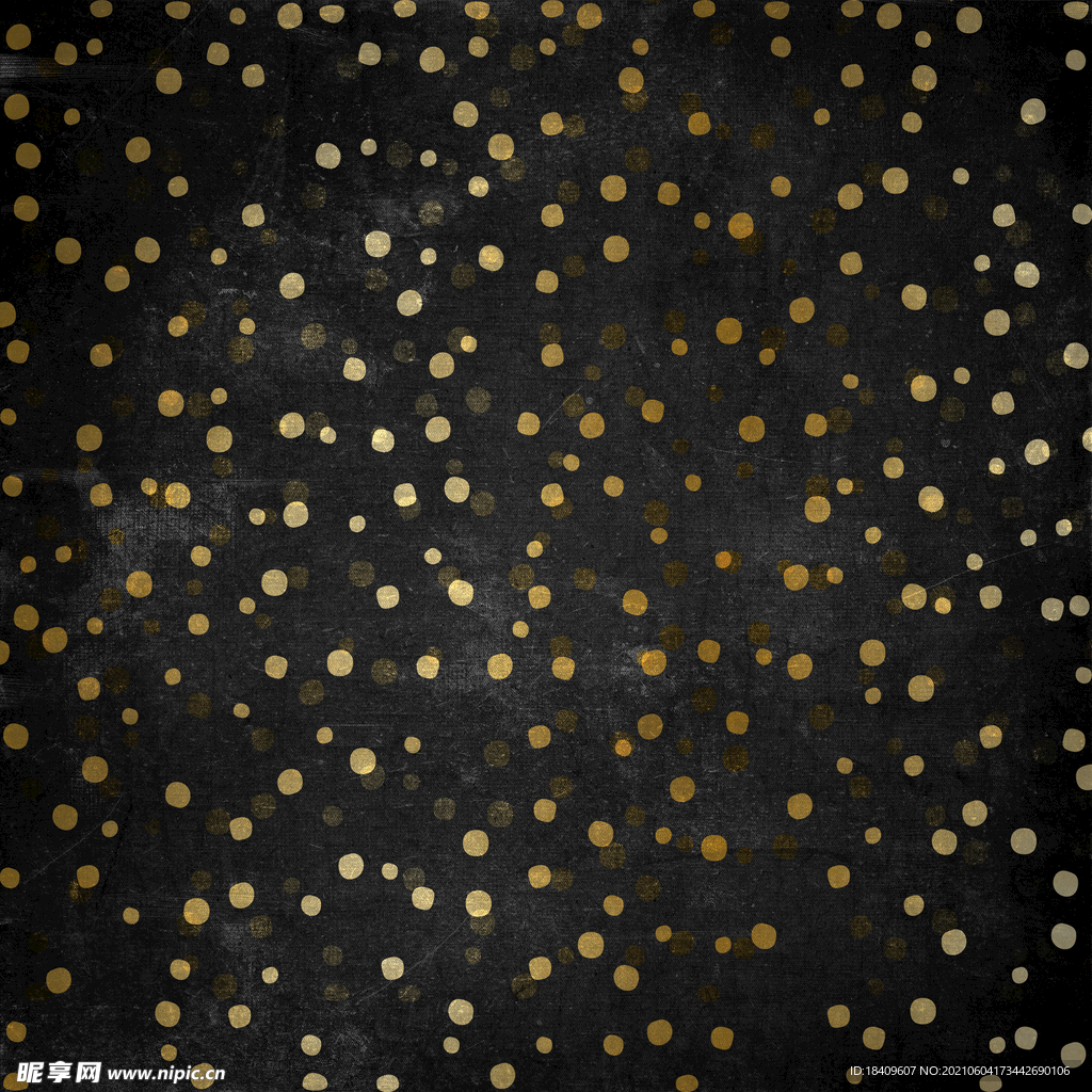 金色星星点点