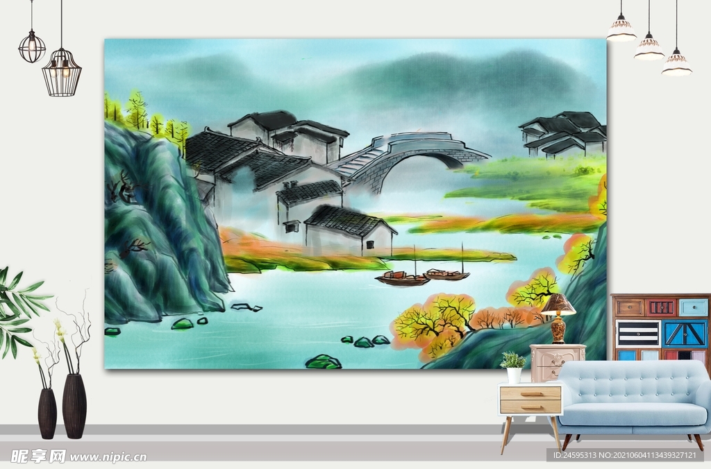 山水画 