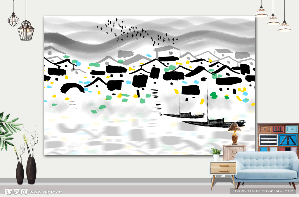 山水画 