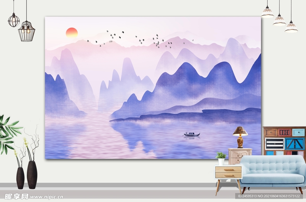 山水画 