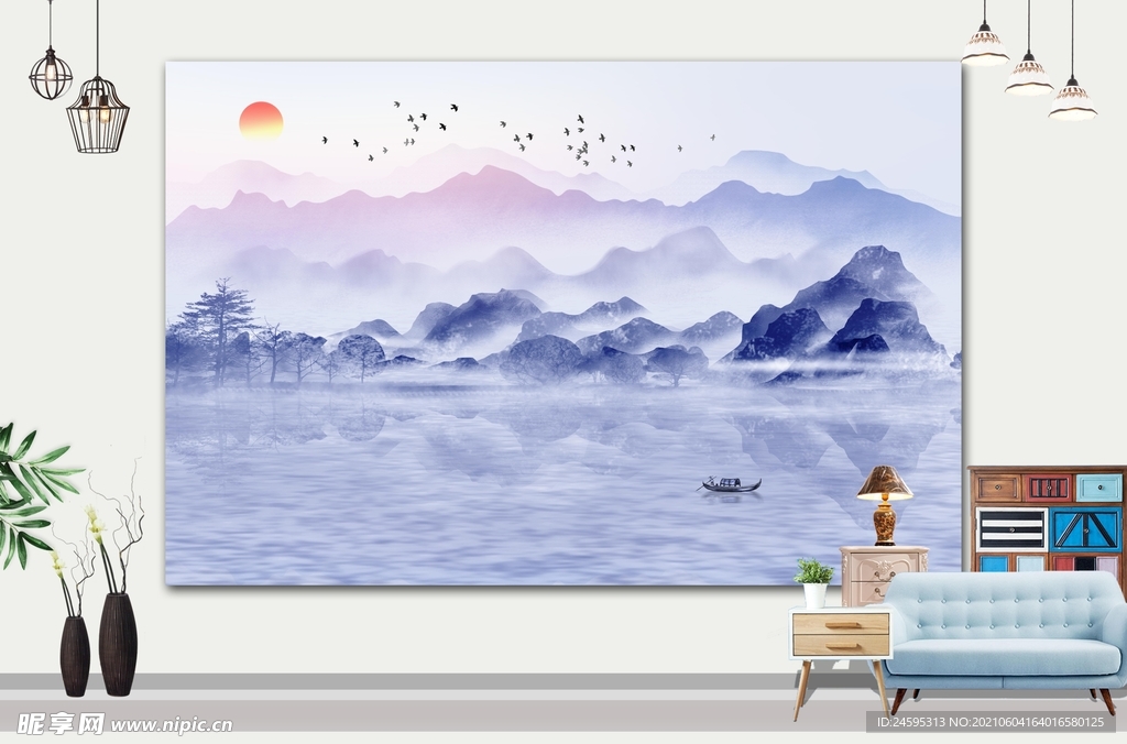 山水画 