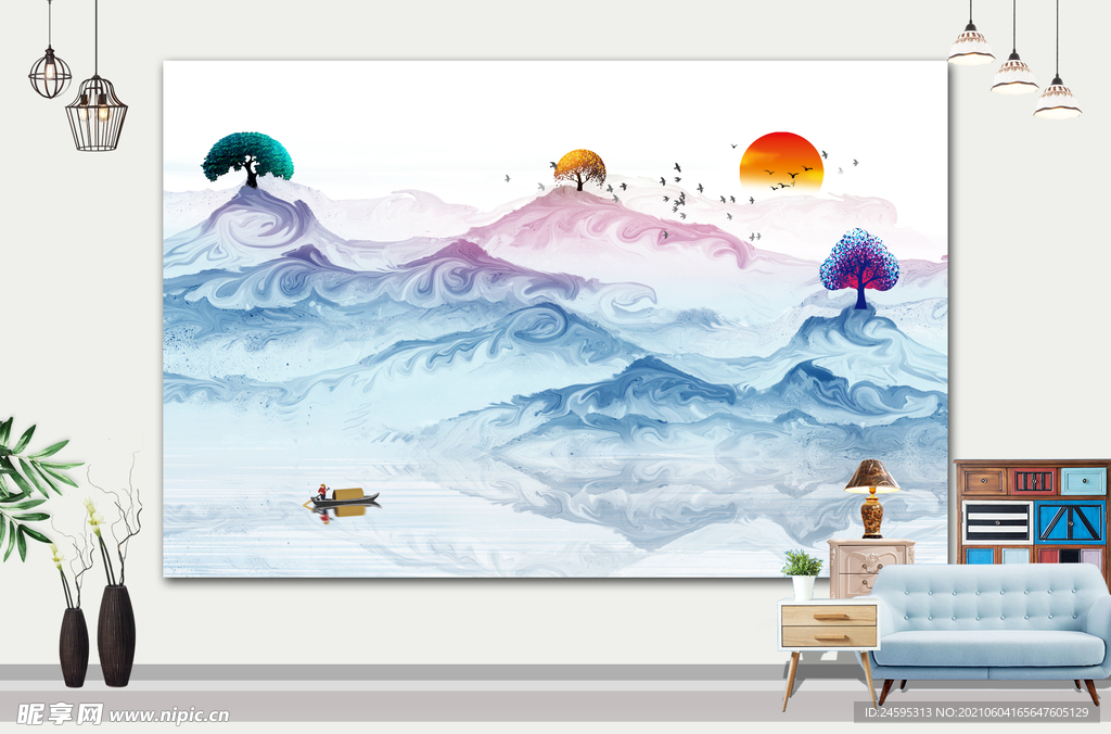 山水画 