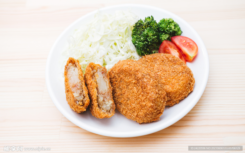 炸肉饼