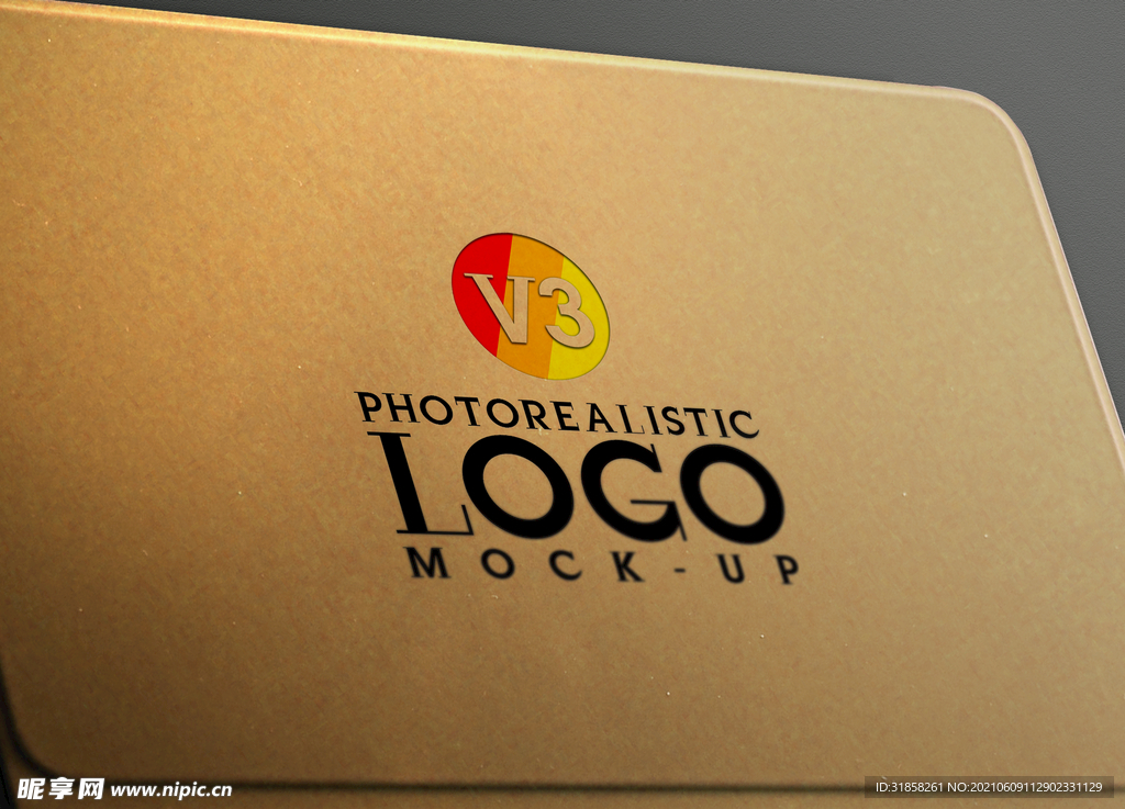 斜度logo展示样机
