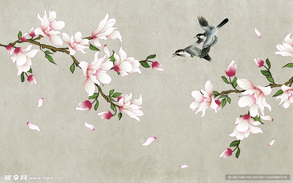 装饰画 花鸟画 新中式 山水 