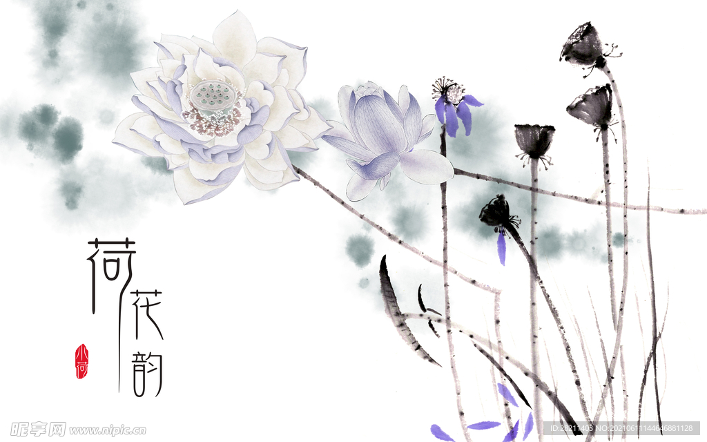 装饰画 花鸟画 新中式 山水 