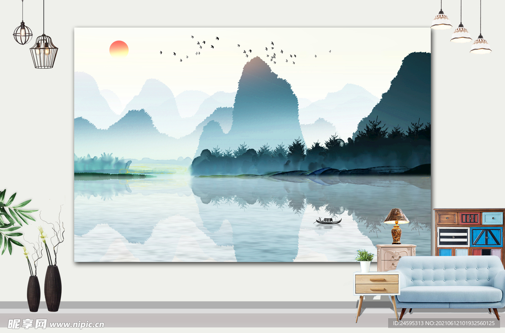 山水画 
