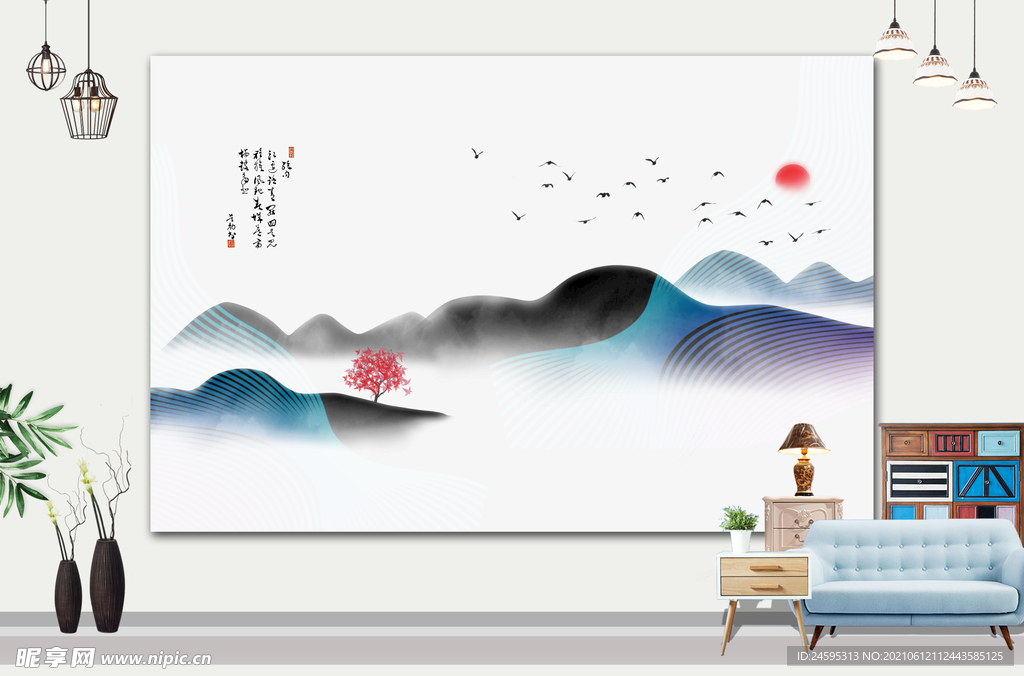 山水画 