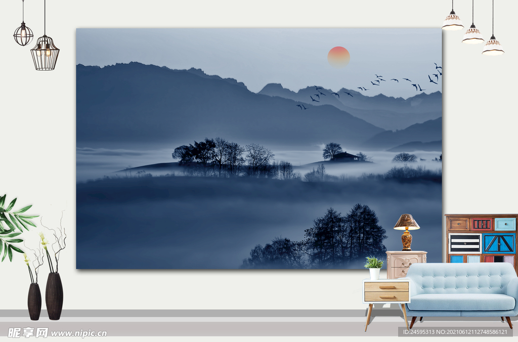 山水画 