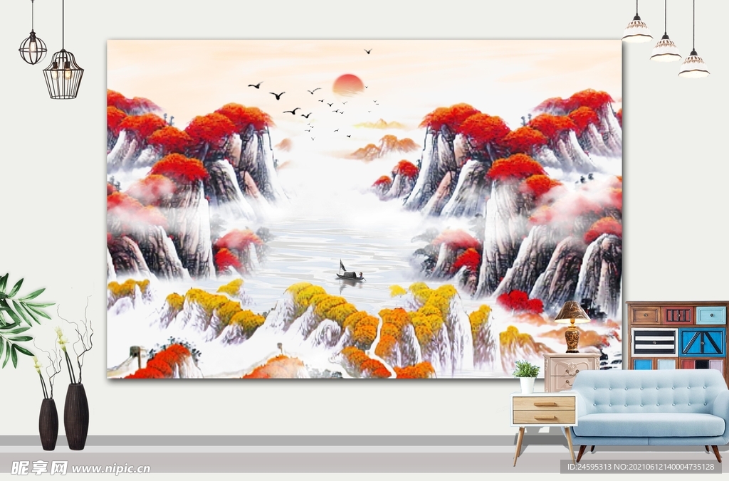 山水画 