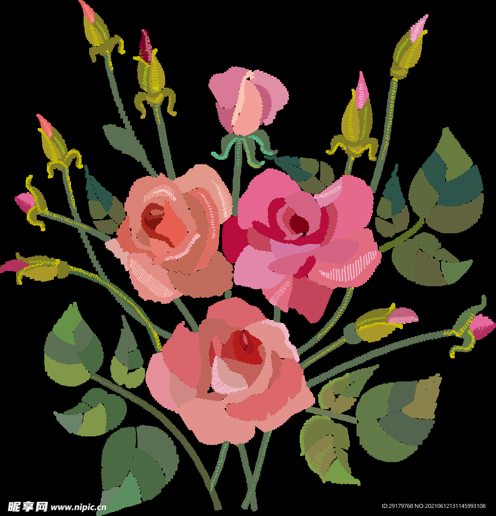 绣花