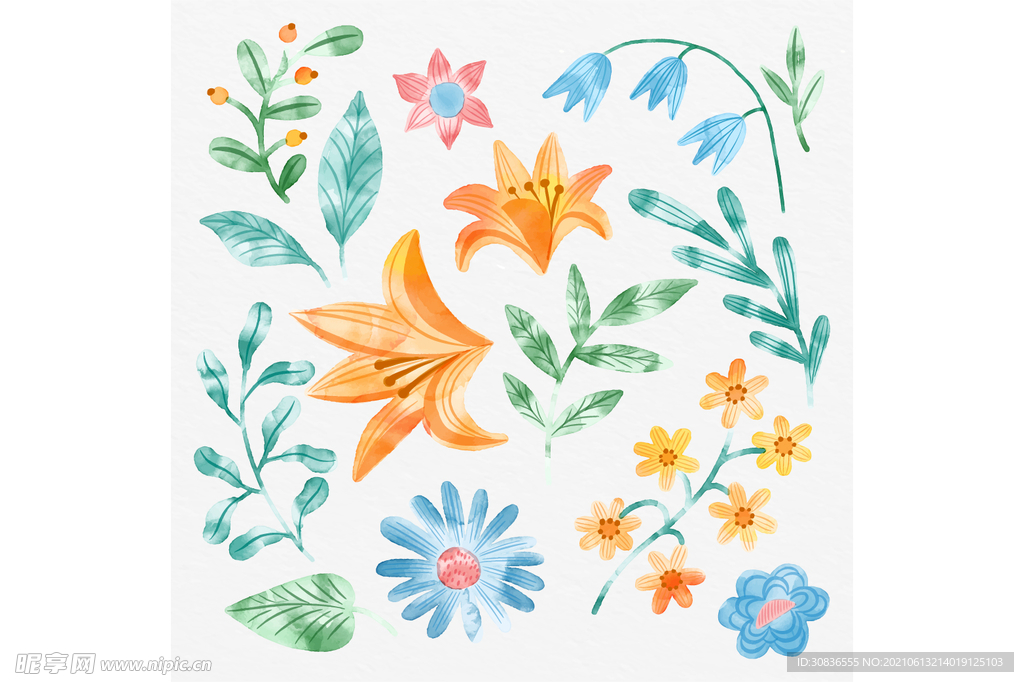 花 矢量