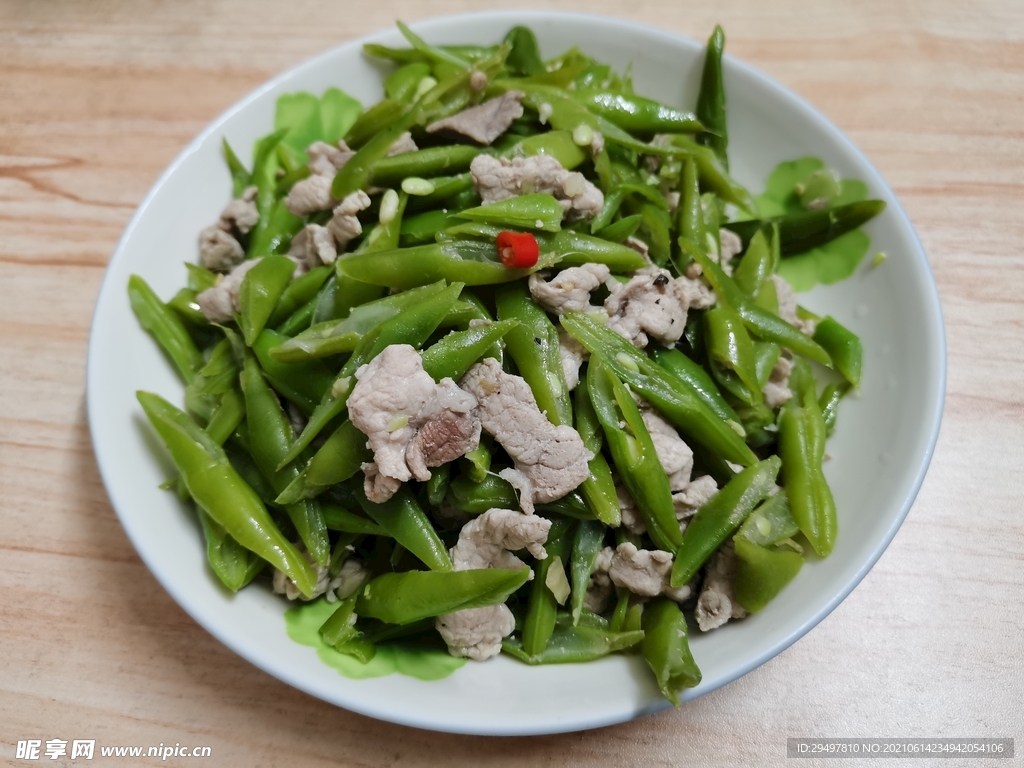 四季豆炒肉