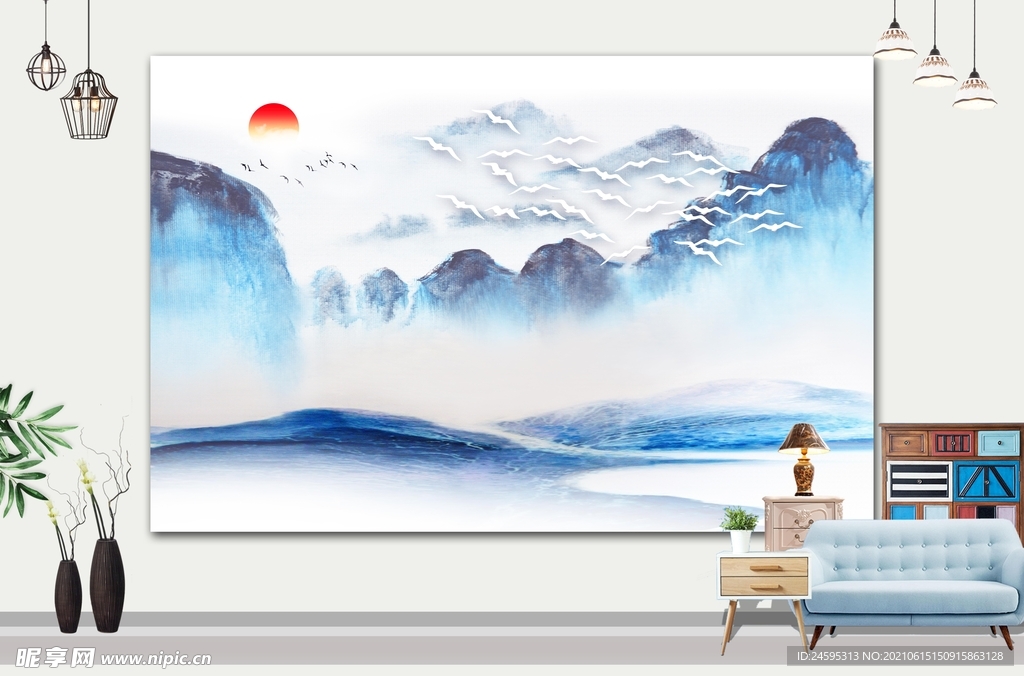 山水画 