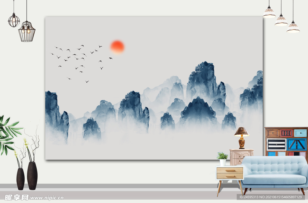 山水画 