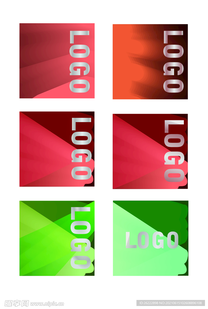 logo矢量渐变叠加背景图 