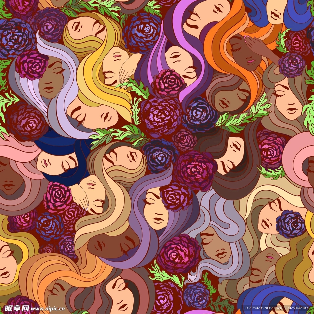玫瑰花海报图片